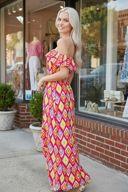Stroll The Street in LA Spring Dress